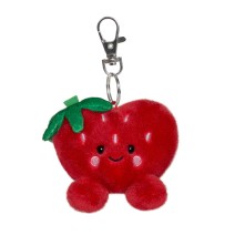 PALM PALS KEYCHAIN HEART STRAWBERRY 4" 心心草苺匙扣4吋